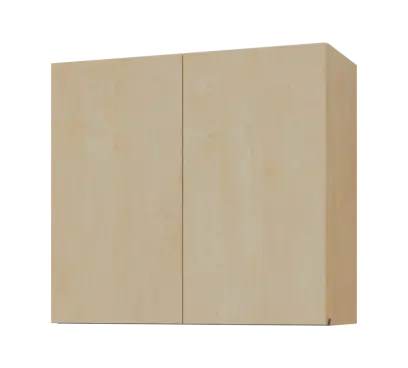 MHHR - 8 horní skříňka, 1-dveřová, rohová, levá, 730x800x300, bříza světlá